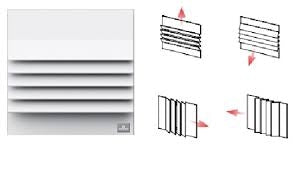 Luftauslass Sharp zur Warmluftverteilung