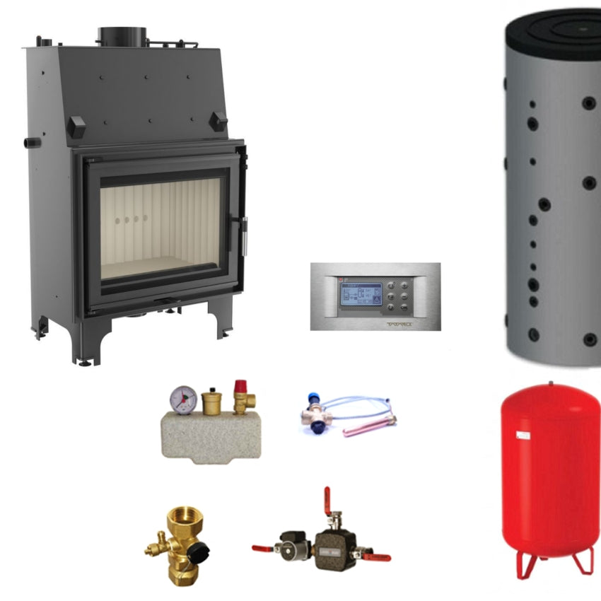 Kratki wasserführender Kamineinsatz