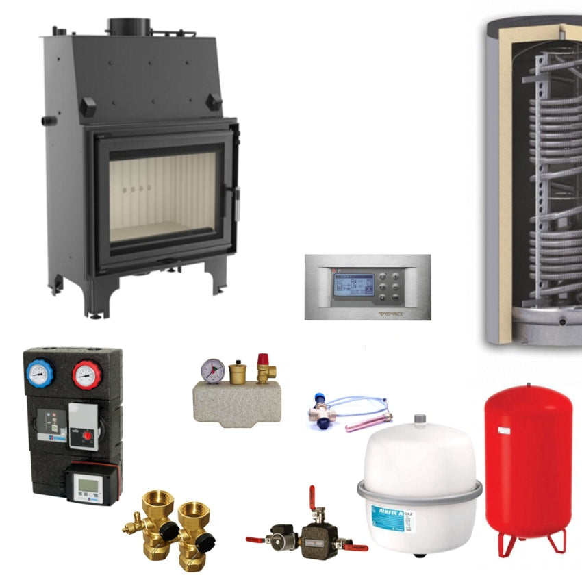 Kratki wasserführender Kamineinsatz 