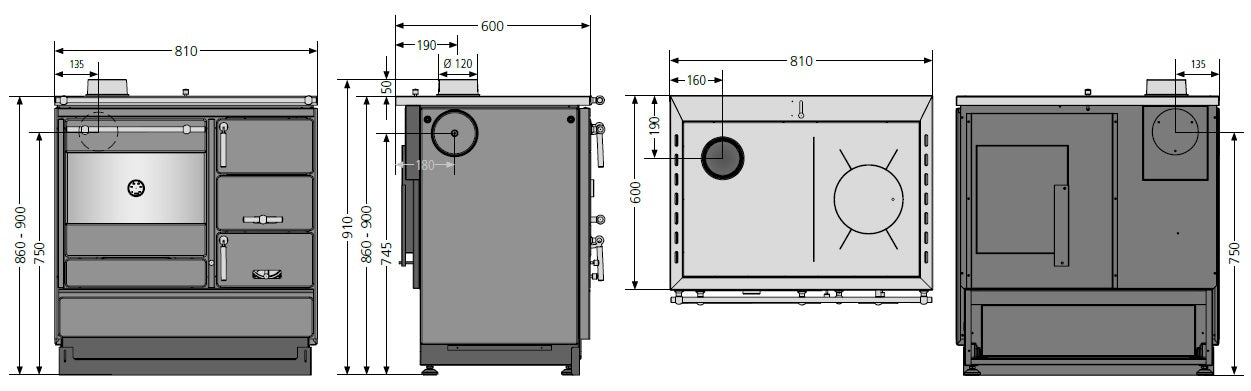 JUSTUS | Linz-81 2.0 | 7.0 kW | A | Maße