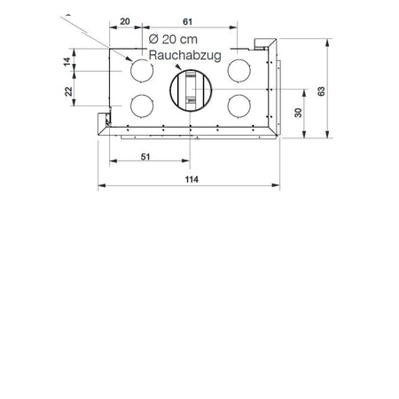 Edilkamin Kamineinsatz Windo2 95 Maße oben