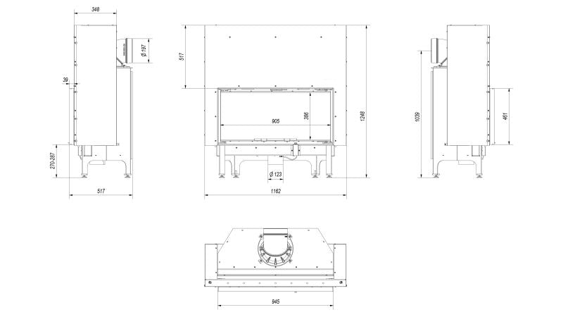 Technische Zeichnung - TFC10-H \1