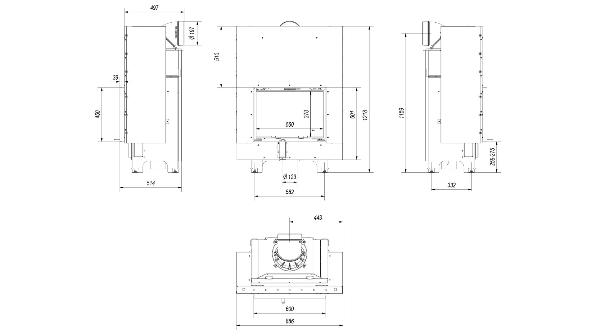 Technische Zeichnung - TFD7-H \1