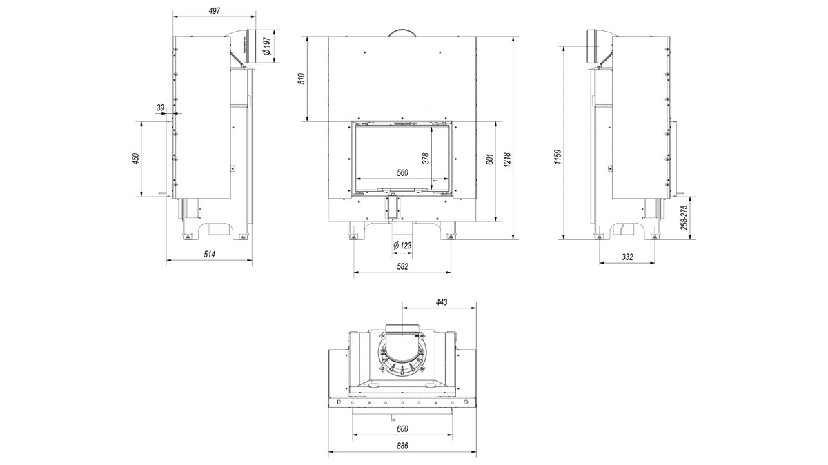 Technische Zeichnung - TFD7-H \1