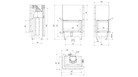 Technische Zeichnung - TFD7-HEL \1