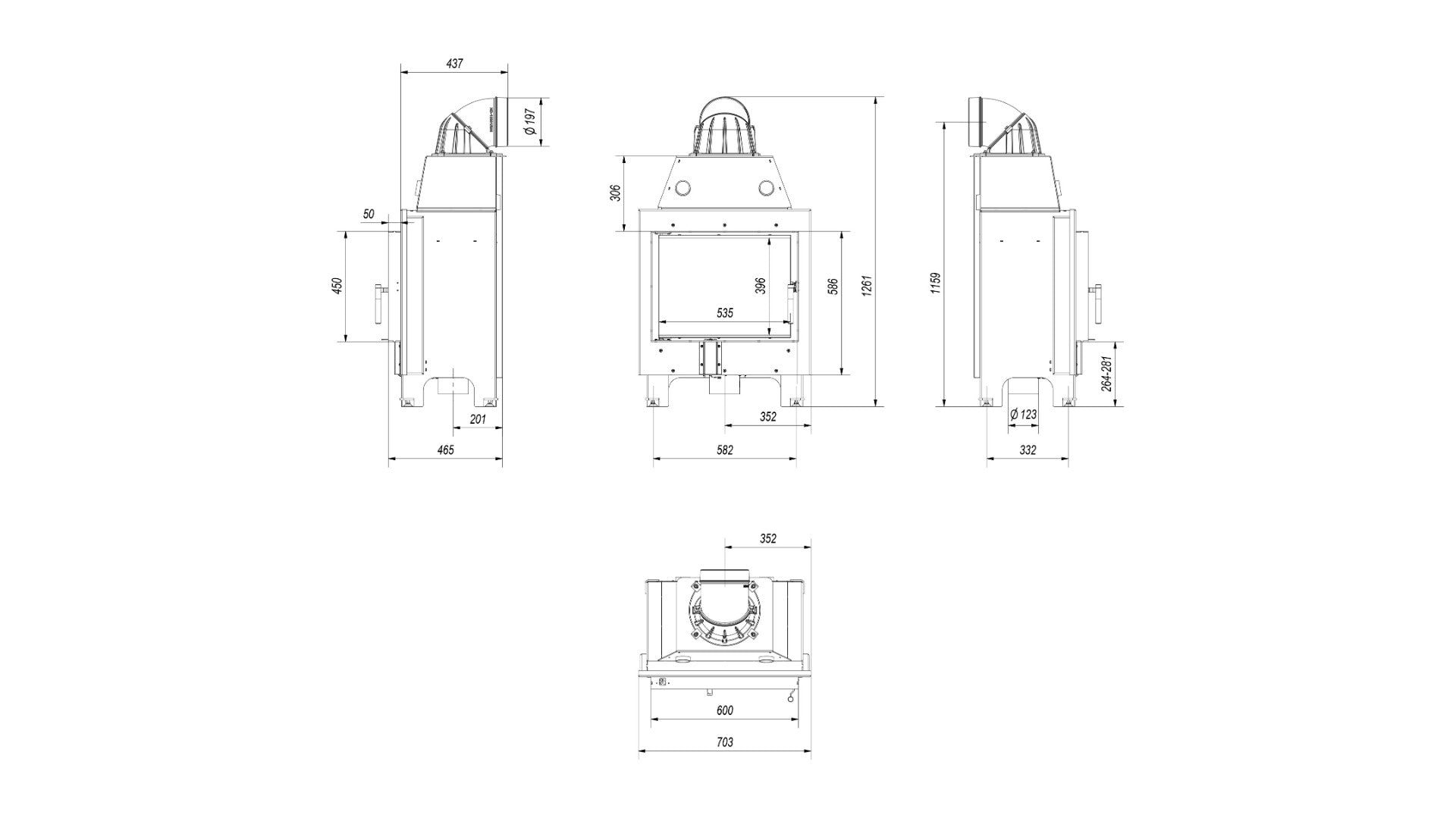 Technische Zeichnung - TFD7-K \1