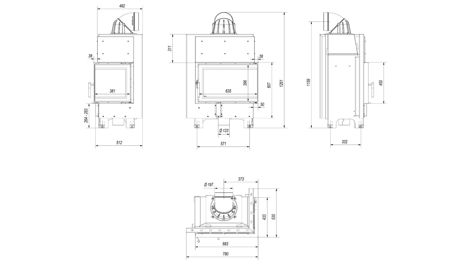 Technische Zeichnung - TFD7-KER \1