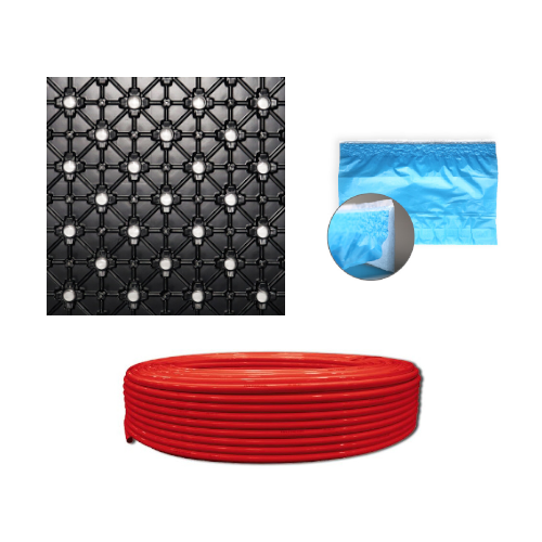 ThermoFlux | Fußbodenheizung Duennschichtsystem Basic | 10 VA | 76,8 m² | www.klimaworld.com
