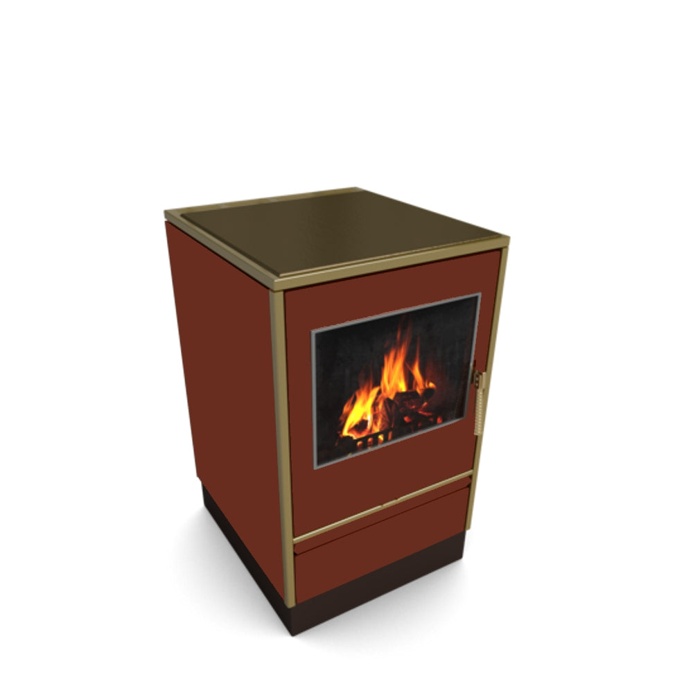 Glutos HHS 02 S Küchenherd mit Sichtscheibe in majolika 5,5 kW | klimaworld.com