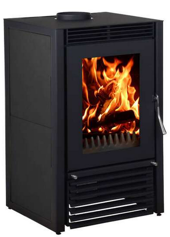 Wasserführender Kamin Marbella Compact Schwarz