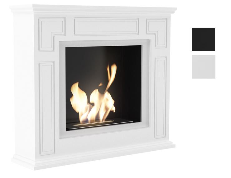 Kratki Biokamin March inkl. MDF-Verkleidung in weiß oder schwarz 
