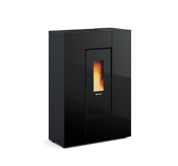 Extraflame Pelletofen Marilena Plus AD Crystal in schwarz