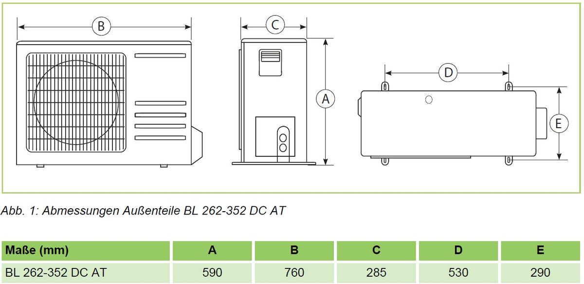 REMKO BOLOGNA BL 262 DC Splitklimaanlage Inverter 2,8 kW Selbstmontage
