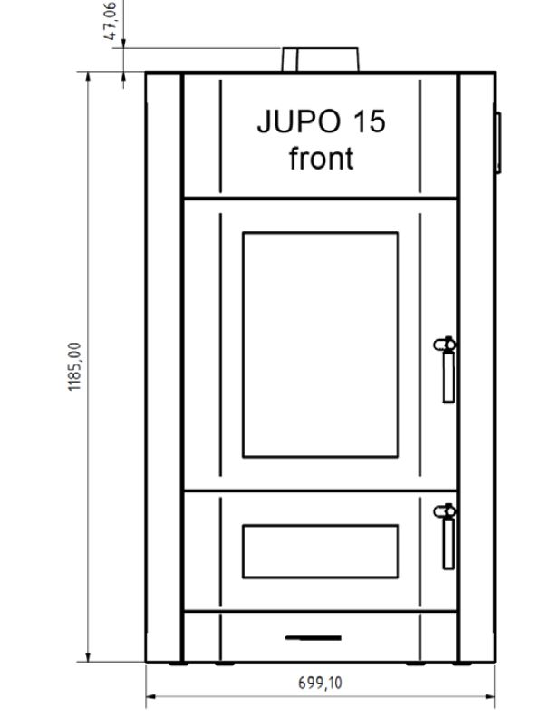 Wasser Holzvergaserofen JUPO Lohengrin Juratherm 18,5 kW Heizung-SET-1