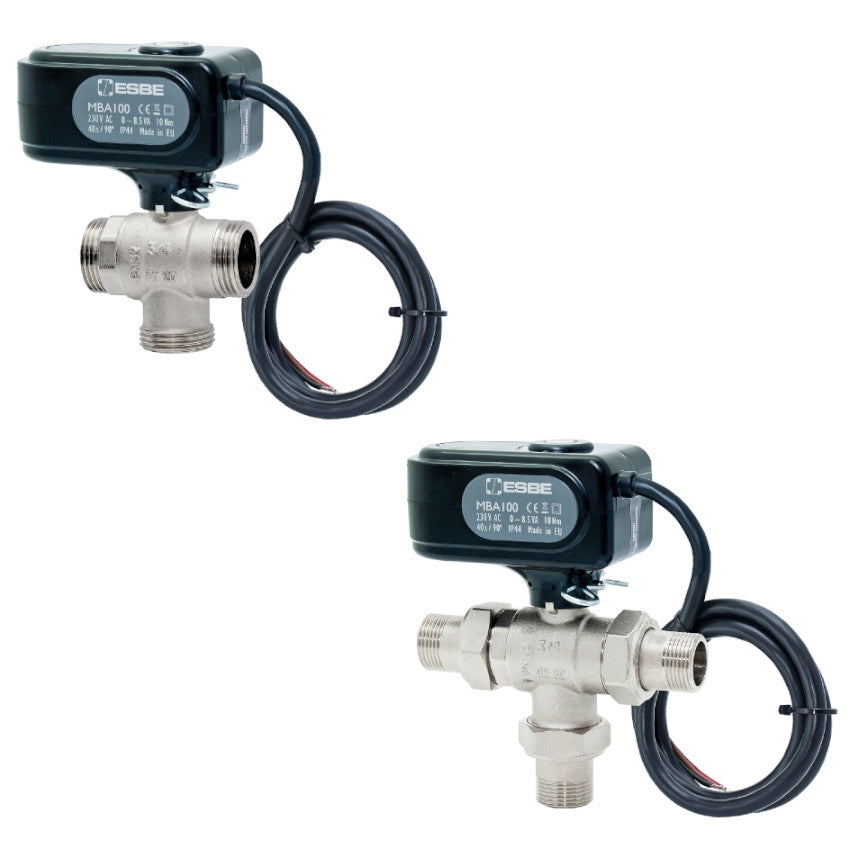 ESBE MBA132 3-Wege-Kugelhahn