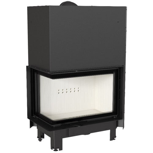 Warmluftkamineinsatz Kratki MBA/G 17,hochschiebbare Tür, links 17kW