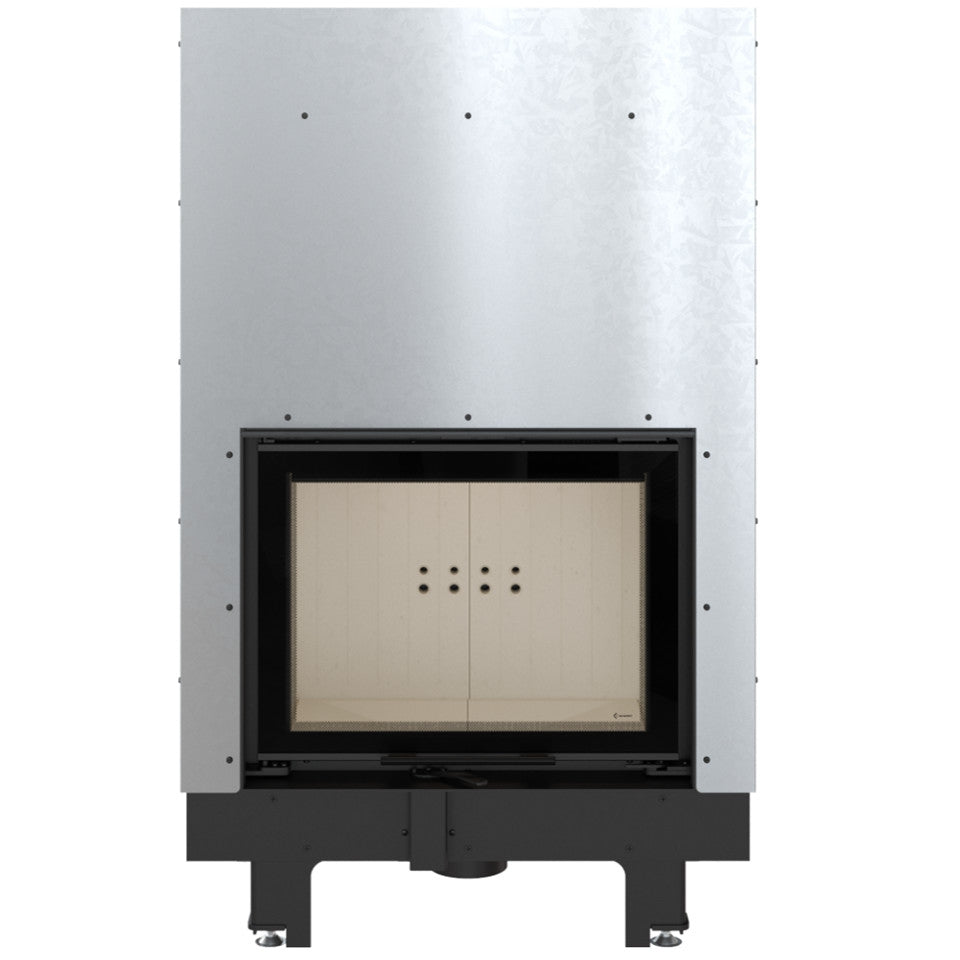 Wasserführender Kamineinsatz MBZ 13 PW mit Hebetür 13kW