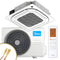MIDEA Split Klimaanlage Decken-Set | MCA4U-18HRFNX | 5,2 kW | Quick Connect