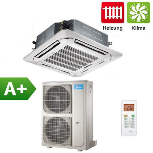 Klimaanlage Midea Super Slim 4-Wege Deckenkassette 