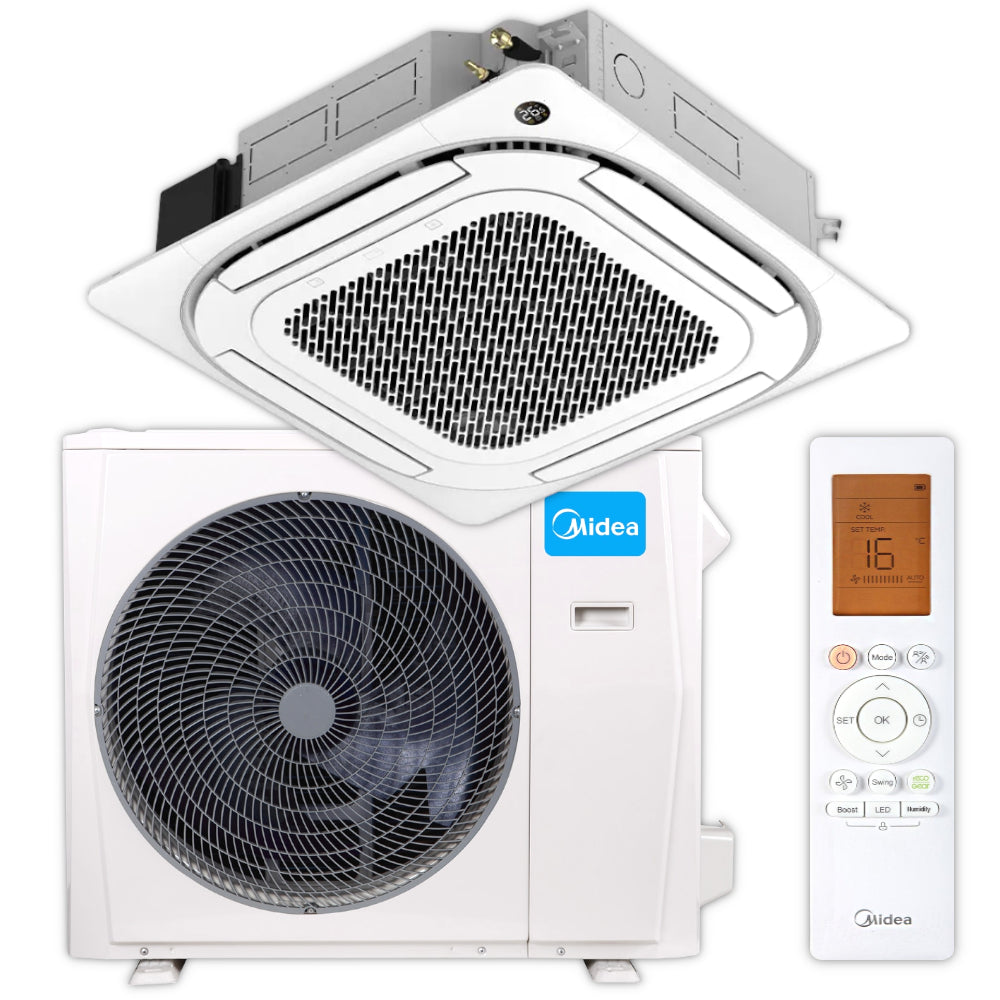 Midea 4-Wege Deckenkassette Komplett-Set | Klimaworld.com