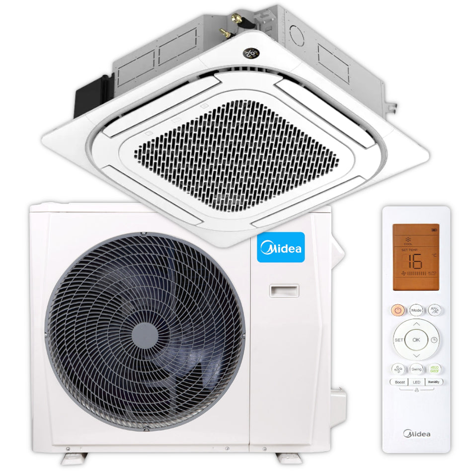 Midea 4-Wege Deckenkassette Komplett-Set | Klimaworld.com