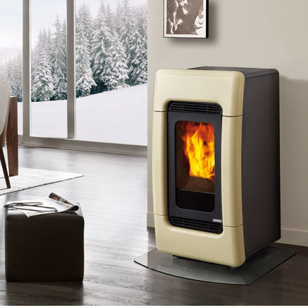 Edilkamin Pelletofen wasserführend Meg Più pergament 