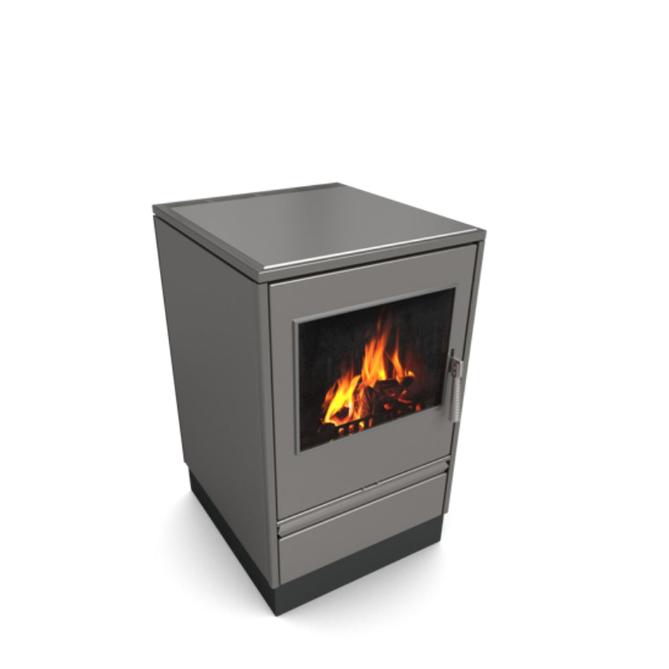 Glutos HHS 02 S Küchenherd mit Sichtscheibe in metallic 5,5 kW | klimaworld.com