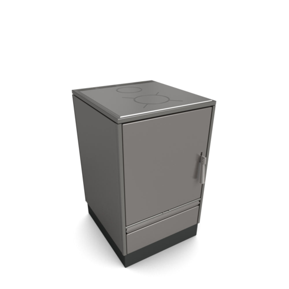 Glutos Küchenofen HH 03 S, metallic | klimaworld.com