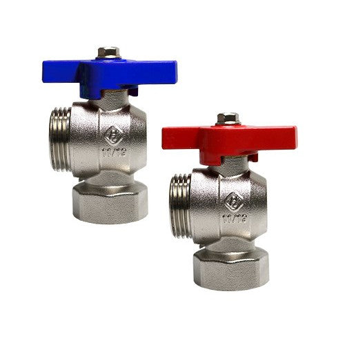 Maincor MFL Kugelhahn Set für Verteiler | 1'' IG x AG Eck  ➔ www.klimaworld.com