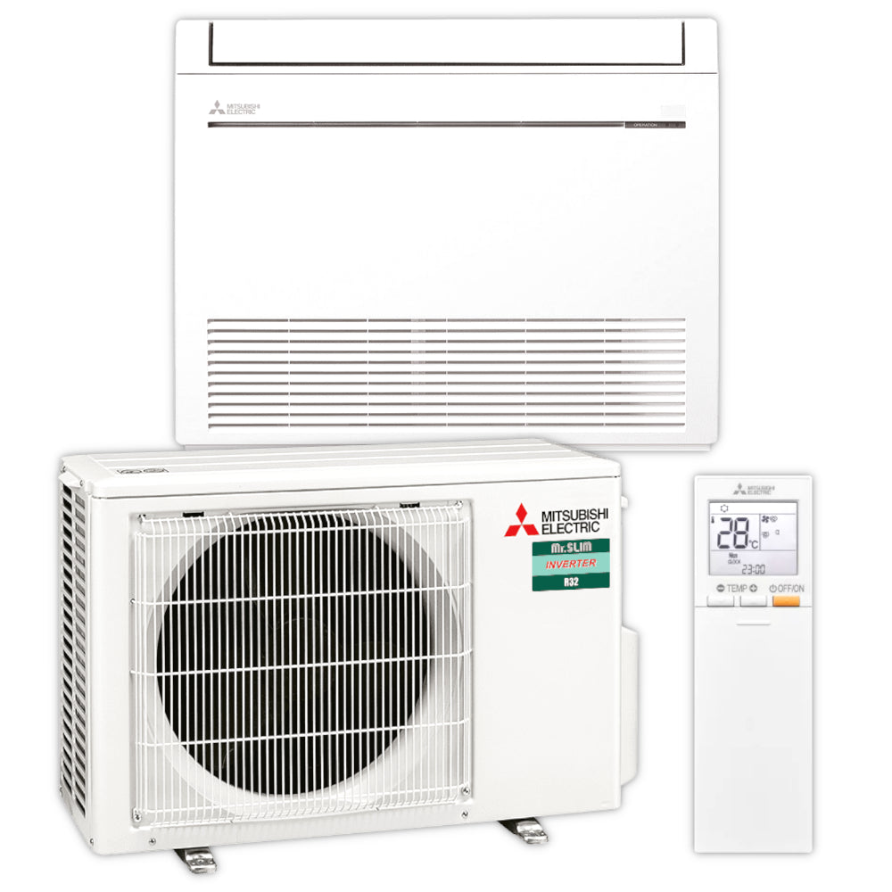 Mitsubishi Split Klimaanlage Set Truhe SUZ/MFZ-KT25VG | 2,5 kW | klimaworld.com