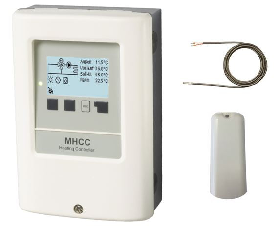 verbauter Regler mit 2 Fühlern