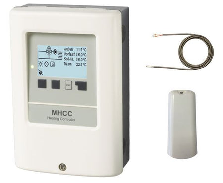 verbauter Regler mit 2 Fühlern