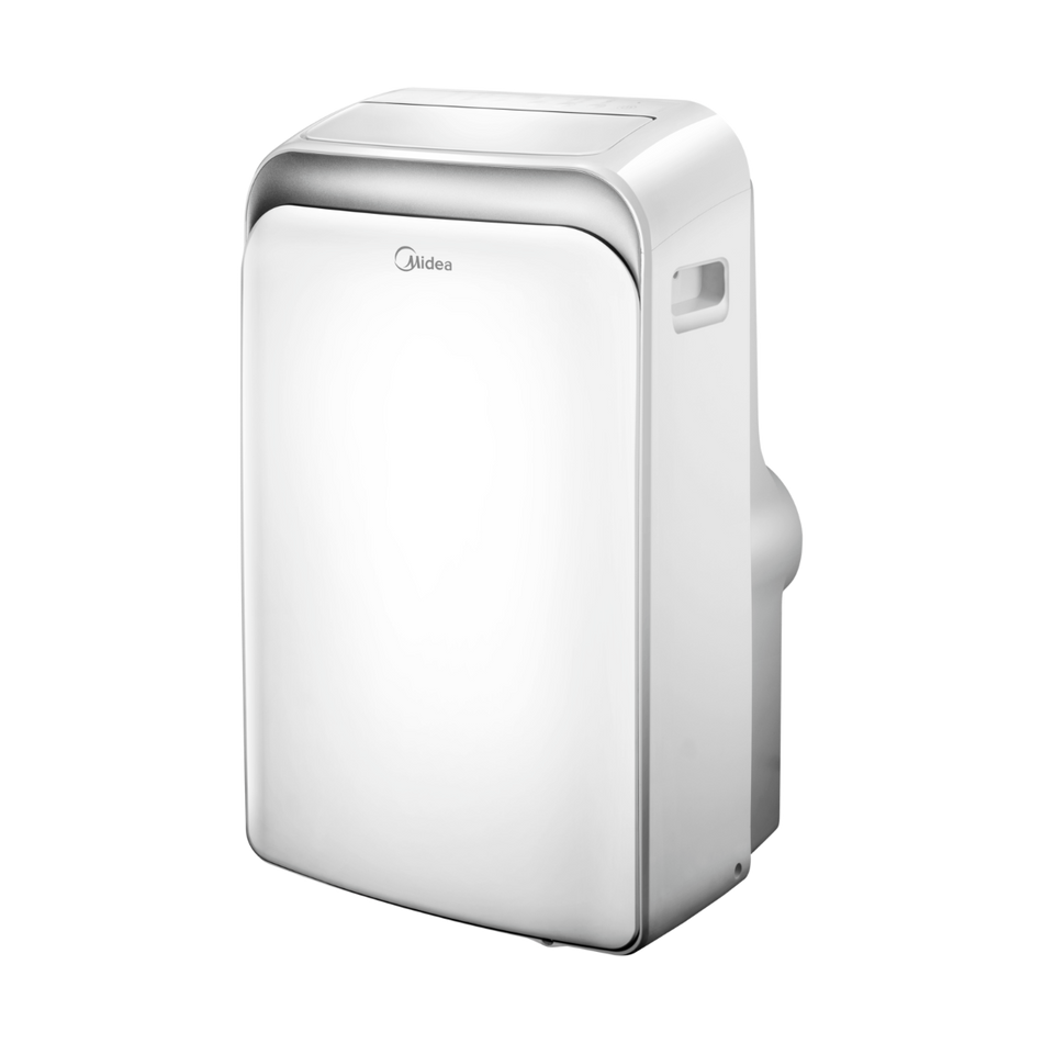 Midea mobile Klimaanlage, weiss, seitlich | klimaworld.com