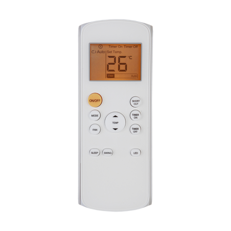 Midea mobile Klimaanlage, Fernbedienung in Weiss | klimaworld.com