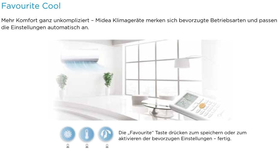 Klimaanlage A++ Midea Ultimate Comfort 27 Premium Line