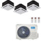 Midea Multisplit Klimaanlage Deckengerät 1x2,6kW, 1x3,5kW und 1x5,3kW