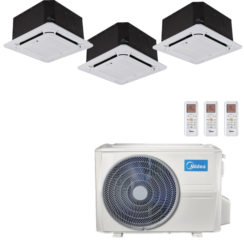 Midea Multisplit Klimaanlage Deckengerät 2x3,5kW und 1x5,3kW