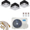 Midea Multisplit Klimaanlage Deckengerät 1x2,6kW 2x3,5kW Quick-Connect