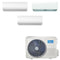 Midea Multisplit Klimaanlage Wandgerät 1x3,6kW 2x5,3kW