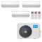 Midea Multisplit Klimaanlage Paket Wandgerät 3x5,3kW