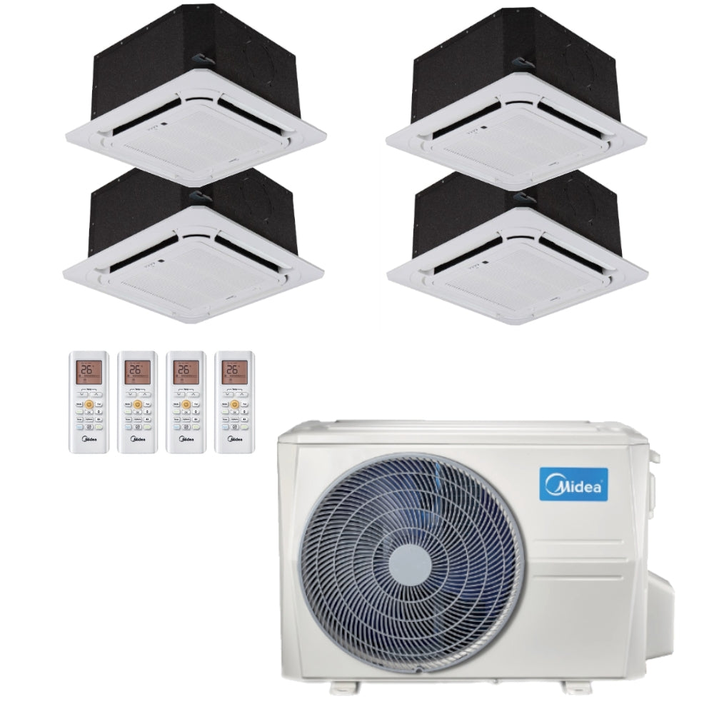 Midea Multisplit Klimaanlage Deckengerät 4x2,6kW