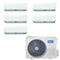 Midea Multisplit Klimaanlage Wandgerät 2x2,6kW 3x3,5kW
