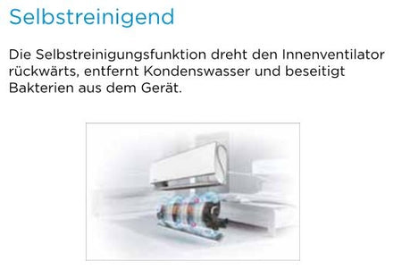 Klimaanalge Wandgerät Mission Pro-35- R32 DC Inverter A++, 3,5kW 