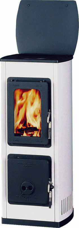 Dauerbrandofen Werkstattofen Thorma Milano II weiß 5kW