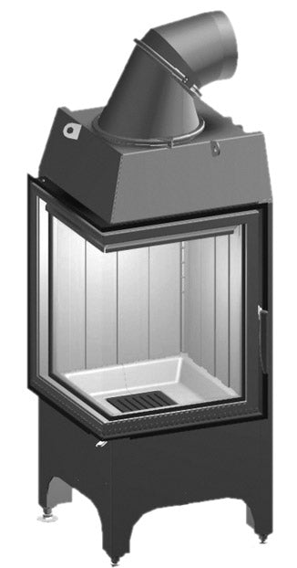 Spartherm Kamineinsatz Brennzelle Mini 2L-4S Linear 4s, Eckscheibe
