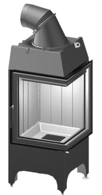 Spartherm Kamineinsatz Brennzelle Mini 2R-4S Linear 4s, Eckscheibe