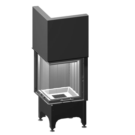 Spartherm Kamineinsatz Brennzelle Mini 2LRh-4S Linear 4s, Eckscheibe