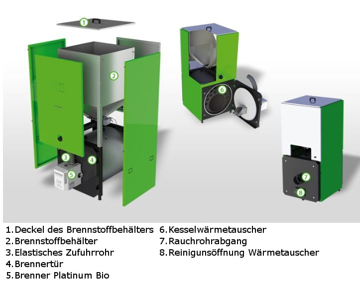 BAFA Pelletkessel Mini Bio Lambda 10kW