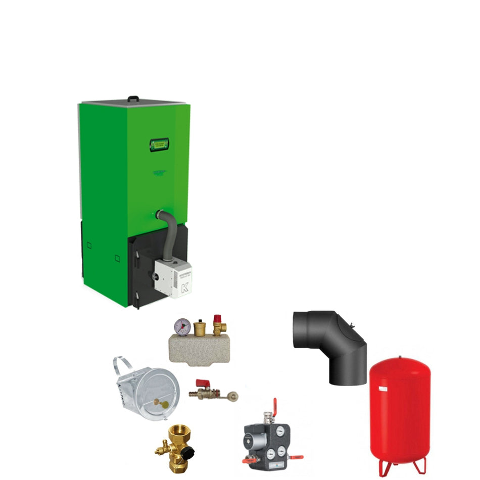 Kostrzewa Mini Bio Luxury 20kW Pelletkessel Komplettset 1