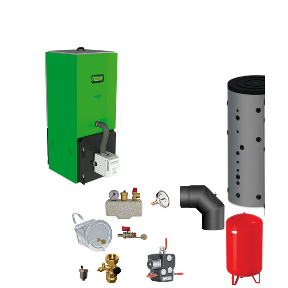 Kostrzewa Mini Bio Luxury 20kW Pelletkessel Komplettset 2